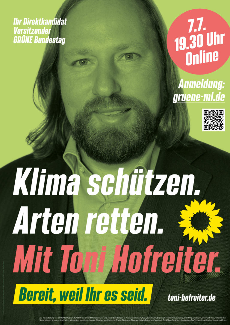 Triff Toni Hofreiter Online!