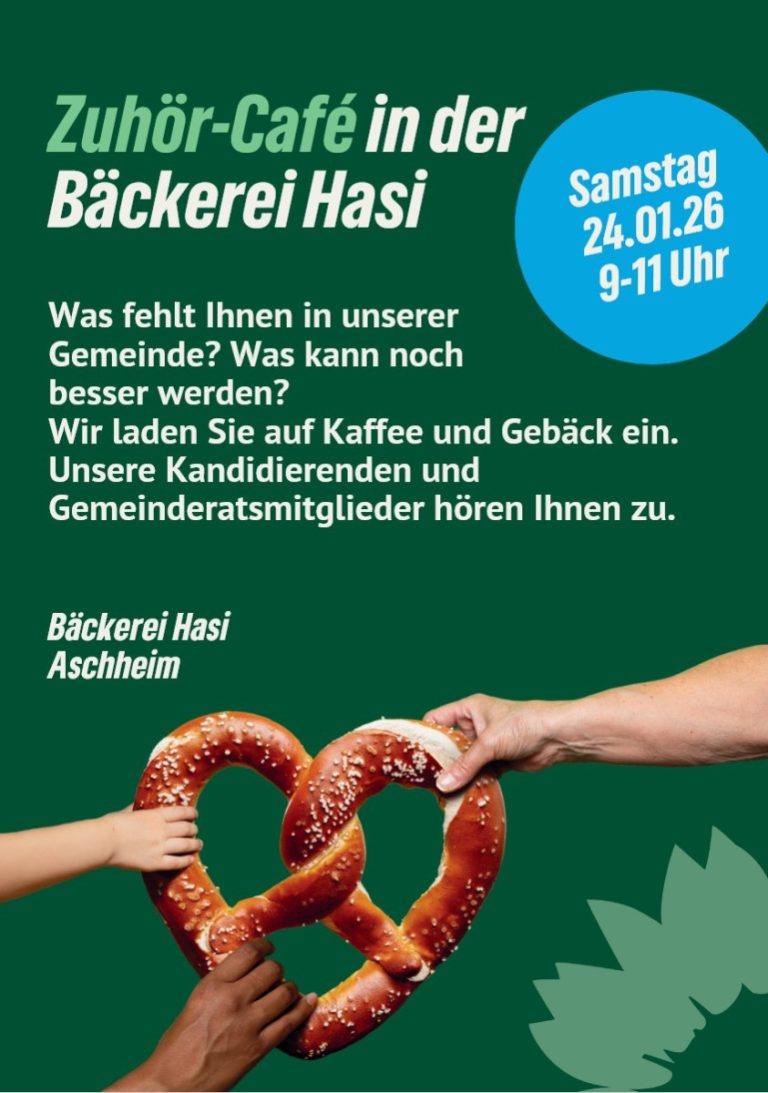Zuhör-Café in der Bäckerei Hasi am 24.1.